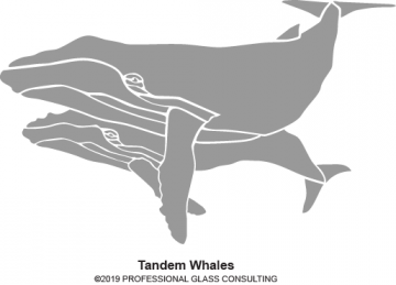 Whales Stencil Design